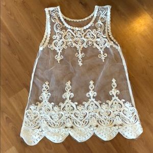 Lace tunic